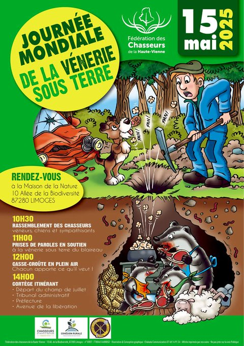 FrancAller_info's tweet photo. En #HauteVienne, la #vénerie sous terre sort du bois, et c'est très bien !
#Chasse #Déterrage #vénerieSousTerre
#Blaireau #Renard
#AFEVST #IlsSachentNousChassons
#ChassePartage
➡️ https://t.co/evrSvLajMX https://t.co/s9jrMYJm6y