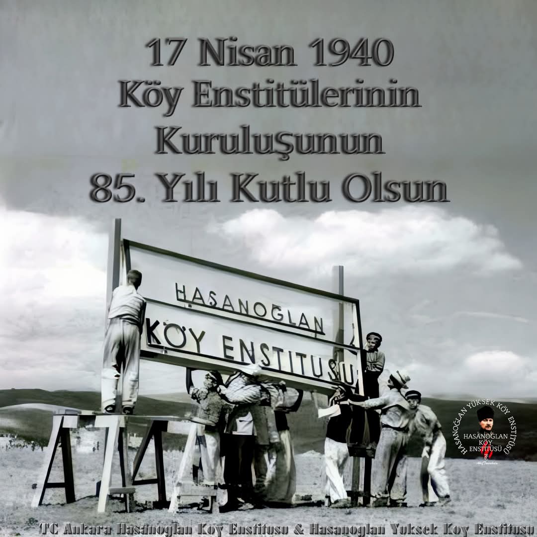 Köy Enstitüleri 17 Nisan 1940 tarihli ve 3803 sayılı yasa ile ilkokullara öğretmen yetiştirilmesi amacıyla açılan okullara verilen isimdir... 
Cumhuriyet aydınlanmasının eğitim alanındaki en özgün ve en çok ses getiren bir uygulamasıydı... 

#KöyEnstitüleri