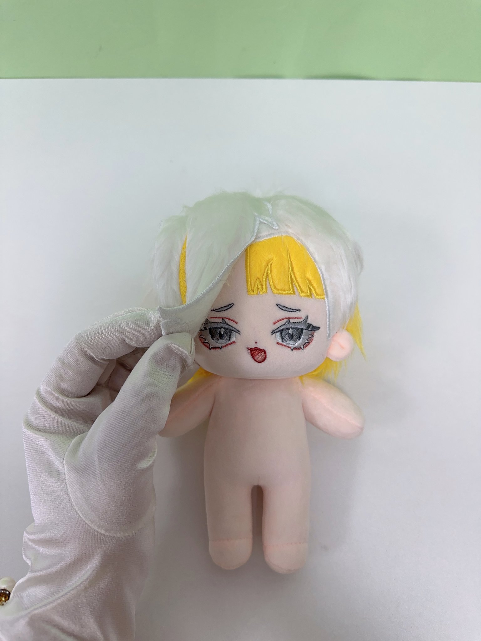 自作 ぬいぐるみ 無属性 15cm 綿花娃娃