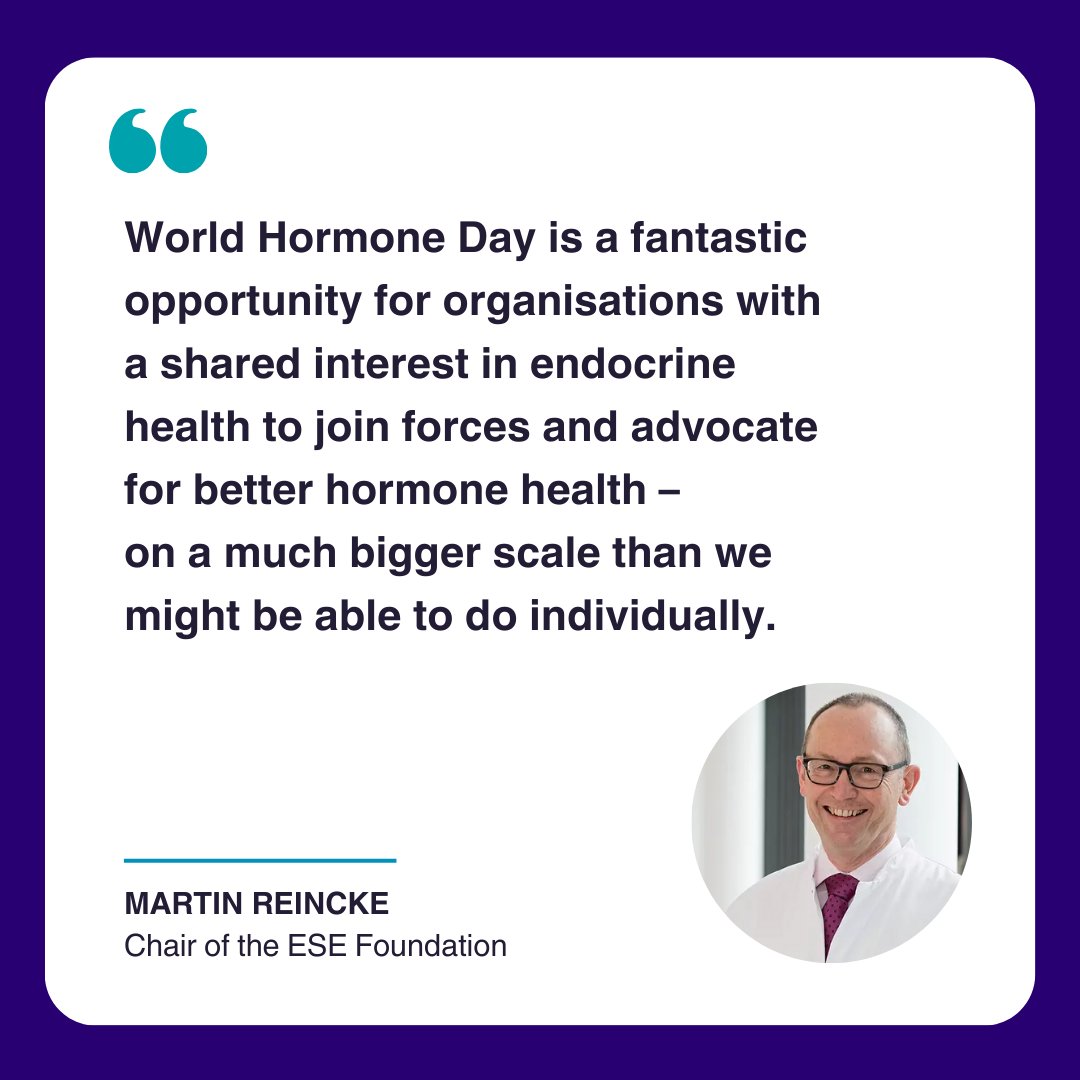 One week to go until #WorldHormoneDay! Please join us in raising awareness of how we can all take small steps towards better hormone health 

📢 Our voices are stronger together!

Use the toolkit with resources in 16 languages
👉 trello.com/b/GrSGwzR3/whd…

#BecauseHormonesMatter