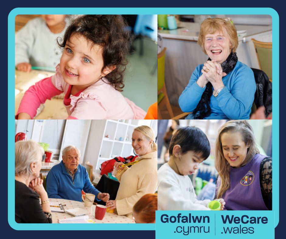 At WeCare Wales we aim to help attract more people to work in social care and early years and childcare in Wales 🏴󠁧󠁢󠁷󠁬󠁳󠁿

We show the variety of roles and career progression opportunities available ⤴️

We focus on the challenges, and what makes the work rewarding and worthwhile😌