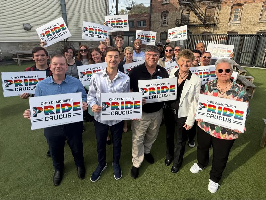 Thanks, Cincinnati! We had a great time with Sheriff Charmaine McGuffey, Ohio Democratic Party Pride Caucus steering committee member Storm Boyd, longtime friend Lauren B. Worley, Councilmember Connor Moreton and many other wonderful leaders, candidates and changemakers. <a href="/OHDems/">Ohio Dems</a>