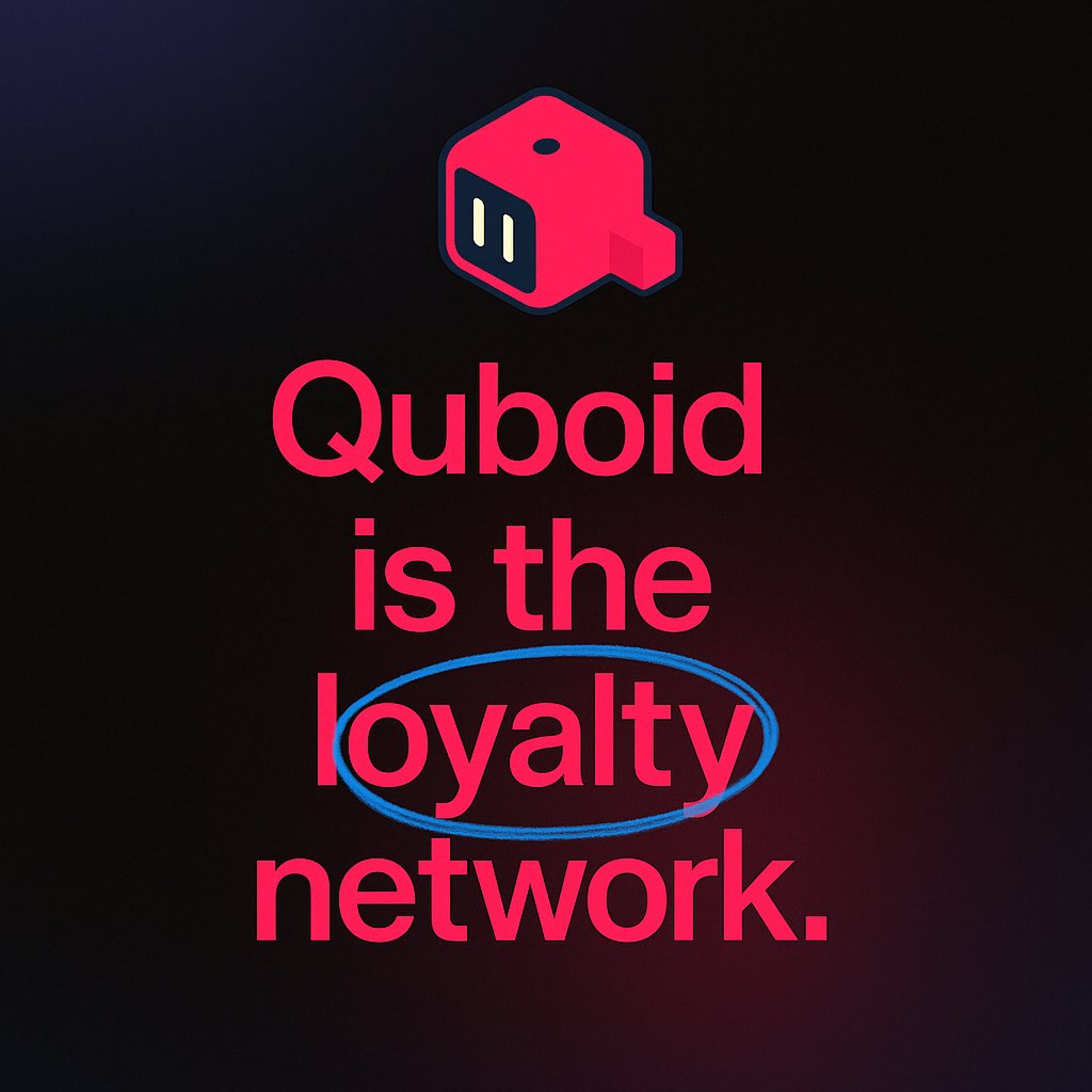 Quboid_HQ's tweet photo. Loyalty deserves more than expiring points
Loyalty should be liquid
Quboid is loyalty done the right way https://t.co/bZm4rU4A1V