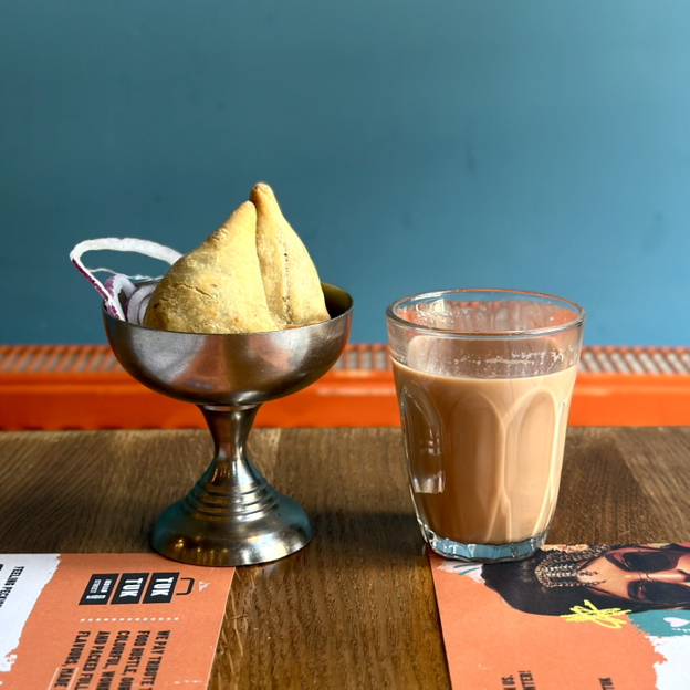 Sometimes, all you need is a masala chai break and some Tuk Tuk samosas to hit reset