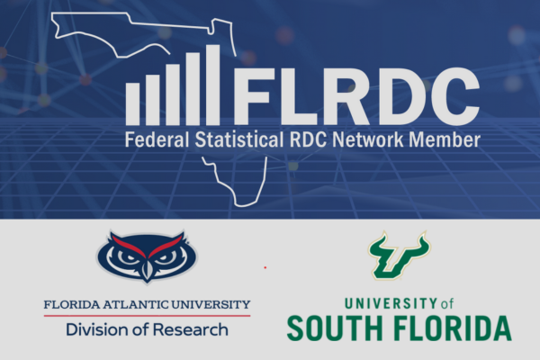 We’re thrilled to welcome the University of South Florida and Florida Atlantic University as new partners in our expanding research network. As part of the FLRDC consortium, this partnership will provide researchers across Florida with secure access to restricted federal data.