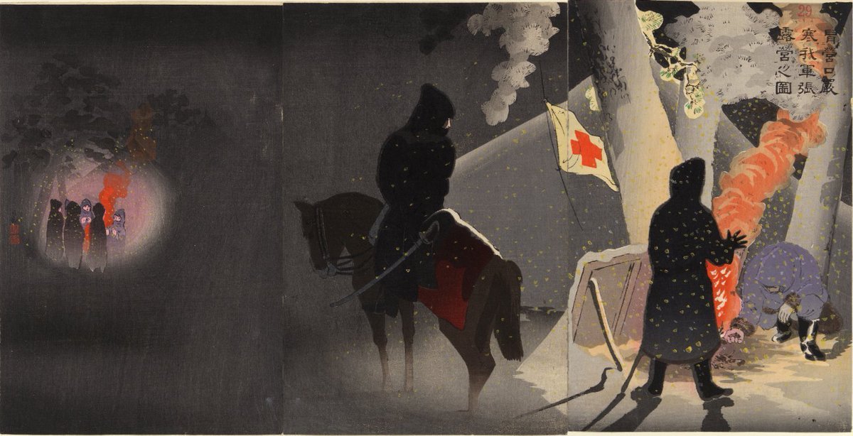 FedeItaliano76's tweet image. The cinematic quality of ukiyo-e master Kobayashi Kiyochika (1847–1915)