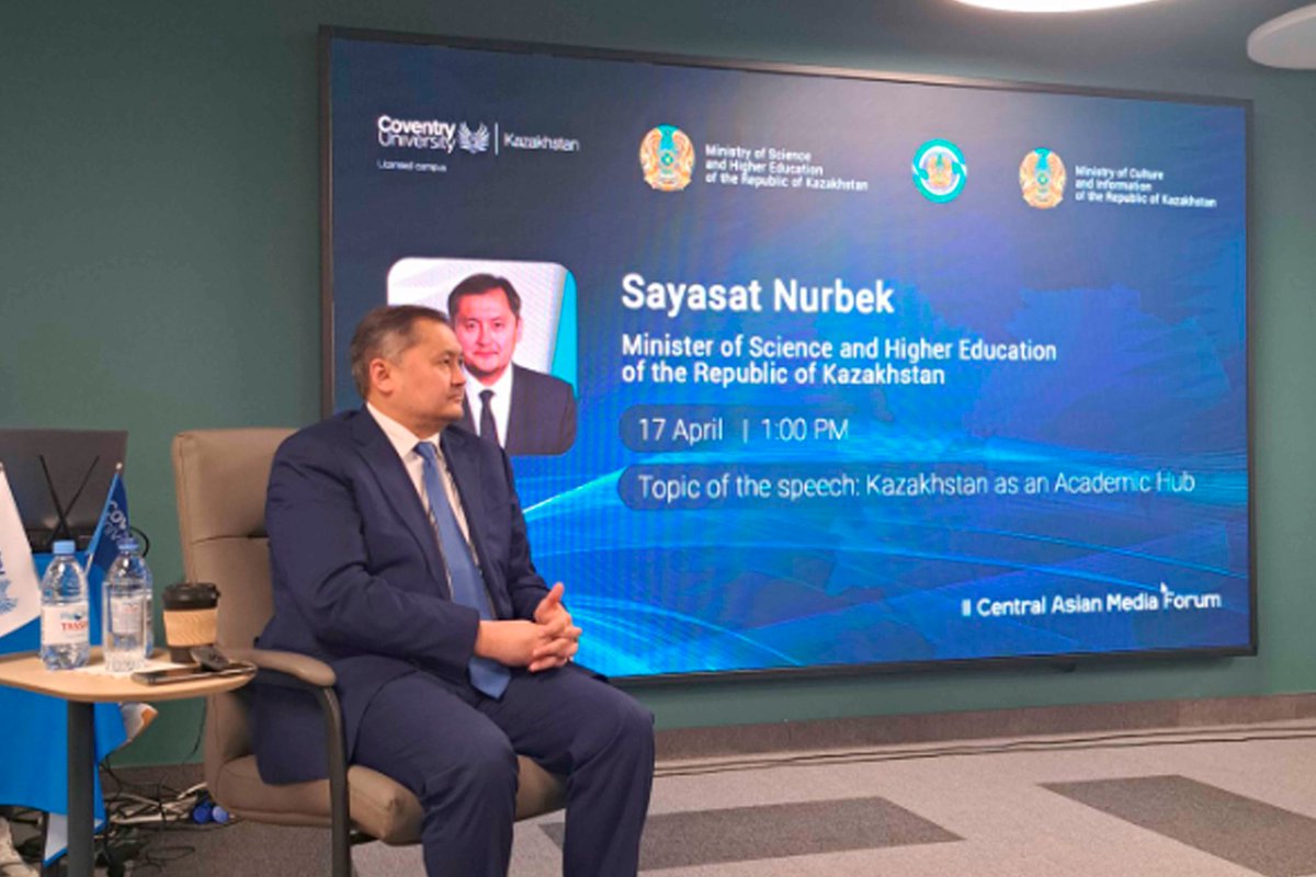 ashgabattimes's tweet photo. Lecture from the Kazakh Minister of Science and Higher Education: Pillars of the Future
https://t.co/63TS5LBg48
#KazakhstanInnovation #GlobalEducation #ScienceForTheFuture https://t.co/hgtLRpLcLi