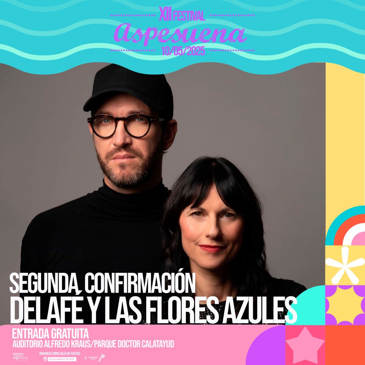 Alacant Indie (@alacantindie) on Twitter photo Nos vamos de vacaciones con una noticia festivalera: <a href="/DFAmusic/">Delafé y Las Flores Azules</a> es la segunda confirmación del <a href="/aspesuena/">Festival Aspesuena</a>(Aspe, 18/5). <a href="/aytoaspe/">Ayuntamiento de Aspe</a> Volvernos el próximo martes. Cuidaos mucho y sed sensatxs...
alacant-indie.blogspot.com/2025/04/festiv… Nos vamos de vacaciones con una noticia festivalera: <a href="/DFAmusic/">Delafé y Las Flores Azules</a> es la segunda confirmación del <a href="/aspesuena/">Festival Aspesuena</a>(Aspe, 18/5). <a href="/aytoaspe/">Ayuntamiento de Aspe</a> Volvernos el próximo martes. Cuidaos mucho y sed sensatxs...
alacant-indie.blogspot.com/2025/04/festiv…