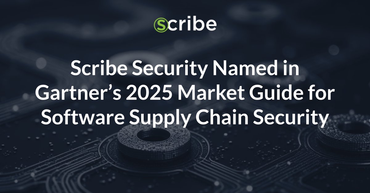 Scribe Security tweet media