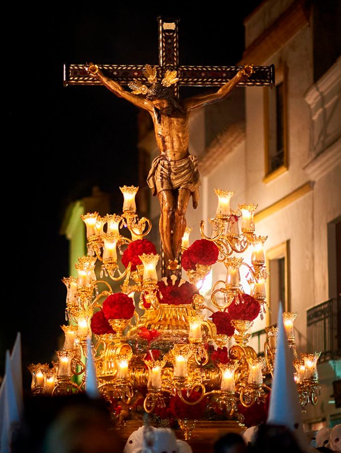 Ecija_Sevilla's tweet photo. La imagen del Stmo. Cristo de Confalón está datada en el siglo XVI, de estilo renacentista con influencia gótica, de autor desconocido.
#SemanaSantaEcija2025 @Hdad_Confalon https://t.co/eFIAmhIjCd