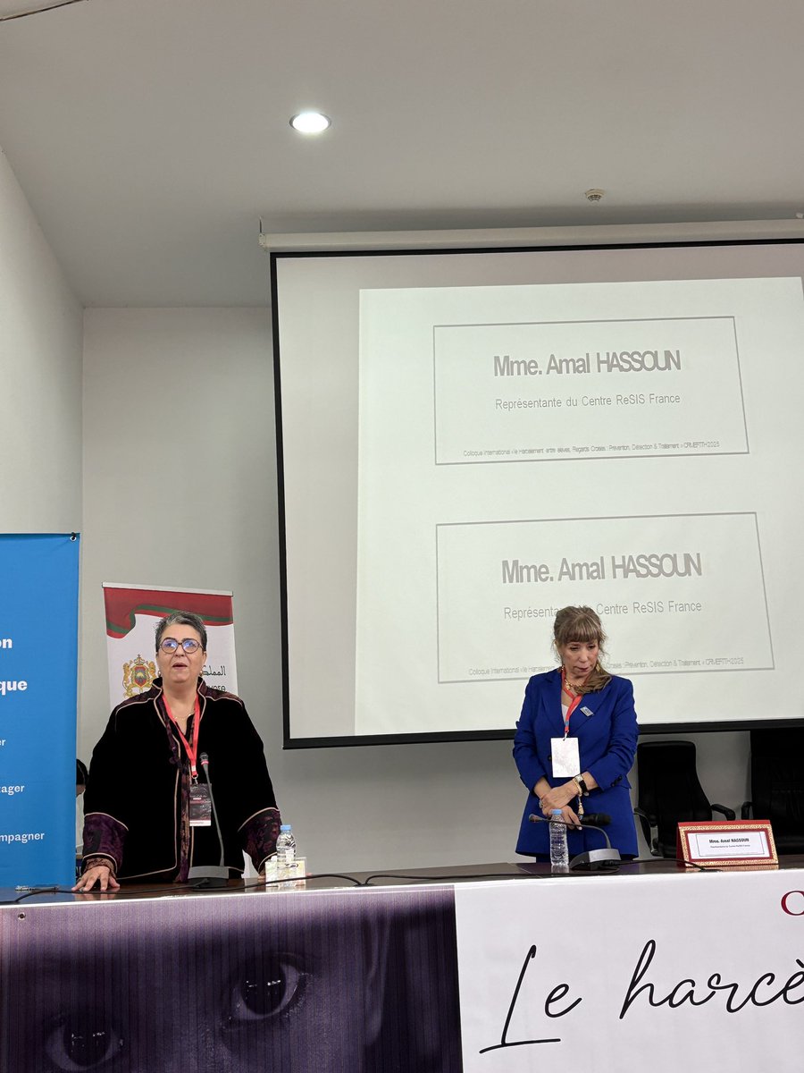 taalimtice (@taalimtice) on Twitter photo Tanger 17-18 avril 2025 au CRMEF, colloque international : le harcèlement entre élèves, regards croisés.
Prévention, détection et traitement.
<a href="/ilhamlaaziz/">ilham laaziz الهام لعزيز</a> <a href="/MENPSGOV/">وزارة التربية الوطنية والتعليم الأولي والرياضة</a> <a href="/resis/">resis</a> Tanger 17-18 avril 2025 au CRMEF, colloque international : le harcèlement entre élèves, regards croisés.
Prévention, détection et traitement.
<a href="/ilhamlaaziz/">ilham laaziz الهام لعزيز</a> <a href="/MENPSGOV/">وزارة التربية الوطنية والتعليم الأولي والرياضة</a> <a href="/resis/">resis</a>