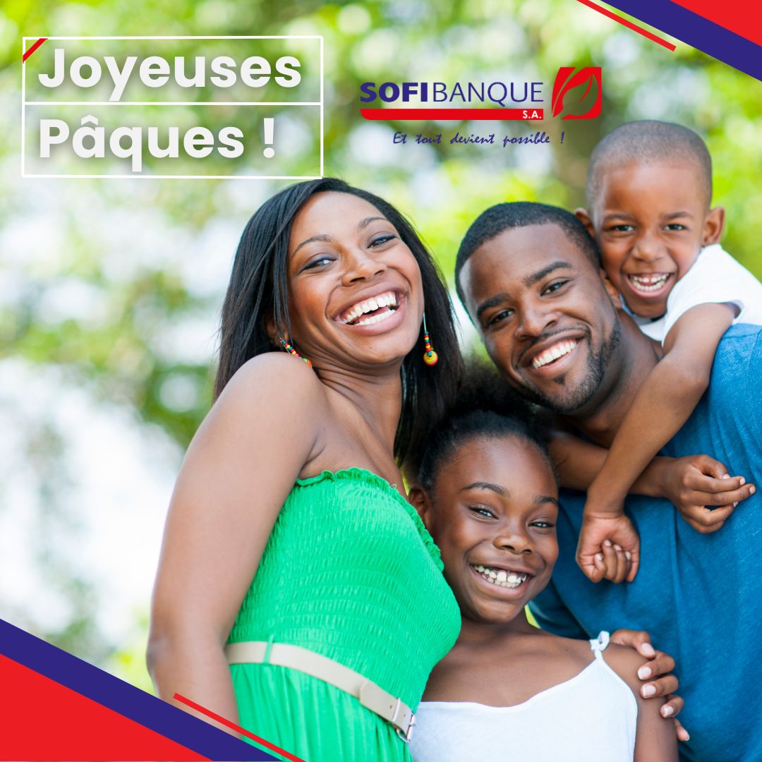 🐣 Joyeuses Pâques de la part de toute l’équipe #Sofibanque ! 🌸

Que cette fête soit synonyme de paix, de renouveau et de moments précieux en famille.

Merci pour votre confiance ! Nous restons à vos côtés pour concrétiser tous vos projets.

#JoyeusesPâques #Confiance