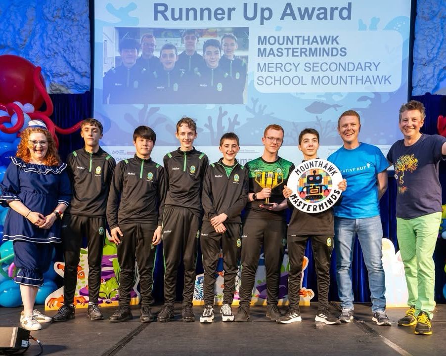 MounthawkMercy's tweet photo. Great achievement by the Mounthawk Masterminds. Congratulations to all 24 teams taking part on the day and all 273 teams that took part in this seasons submerged tournaments in Ireland. Fantastic learning experience to build STEAM skills for students. https://t.co/iDrDfCnDNE