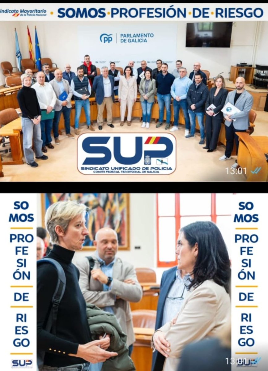 SUP DEFIENDE 
✅ #EquiparacionSalarial
✅#ProfesionRiesgoPNyGC
✅Actualización del obsoleto CPT
✅Más recursos materiales y humanos
✅Actualización dietas
✅#JubilacionDignaGCyPN
Agradecemos  <a href="/ppdegalicia/">PP de Galicia</a> <a href="/paulapra2/">🍒 Paula Prado</a> su tiempo y apoyo