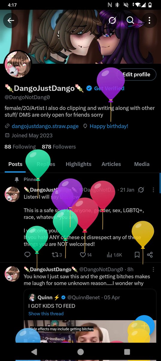 Balloons yipee