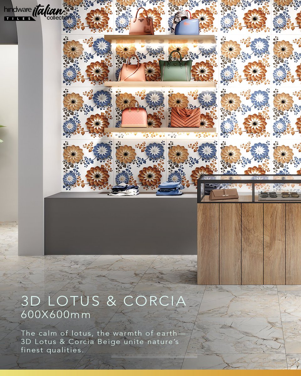 hindware_tiles's tweet image. Make a Statement, One Tile at a Time.

Elevate your interiors with Hindware Accent Tiles - crafted to bring depth, character, and unmatched style to your walls.

Let your space speak volumes.

#HindwareItalianCollection #AccentWallDesign #StatementSpaces #TileInspiration