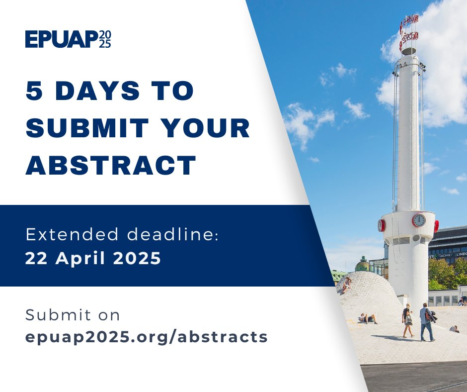 ⏳ Just 5 days left to submit your abstract for #EPUAP2025!
🏆 Award opportunities
📢 International exposure
💡 Influence best practices

📅 Deadline: 22 April

#StopThePressure #PressureUlcers #WoundCare📸© Mika Huisman