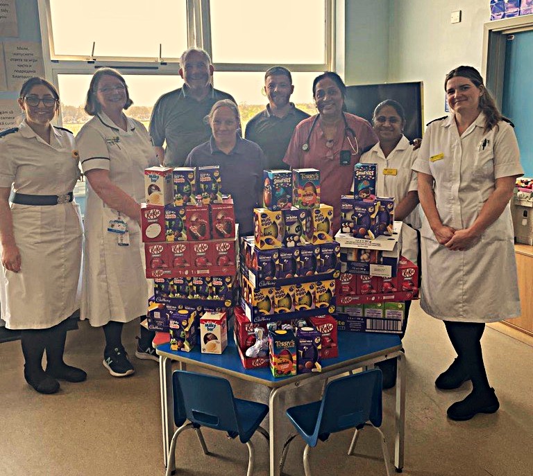 Today's eggggstra special shout out is to Platform Housing Group Platform Housing for making Easter that little bit better for patients on our children's ward at Pilgrim Boston Hospital.🐰🥚
