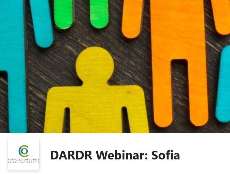 NorfolkSAB (NSAB) (@norfolksab) on Twitter photo Our colleagues <a href="/NorfolkPCC/">Norfolk OPCC</a> will be holding a DARDR webinar focusing on learning from the Sofia review. It takes place on 1 May, 1-4pm, via Teams. More here norfolksafeguardingadultsboard.info/about-us/lates… Our colleagues <a href="/NorfolkPCC/">Norfolk OPCC</a> will be holding a DARDR webinar focusing on learning from the Sofia review. It takes place on 1 May, 1-4pm, via Teams. More here norfolksafeguardingadultsboard.info/about-us/lates…