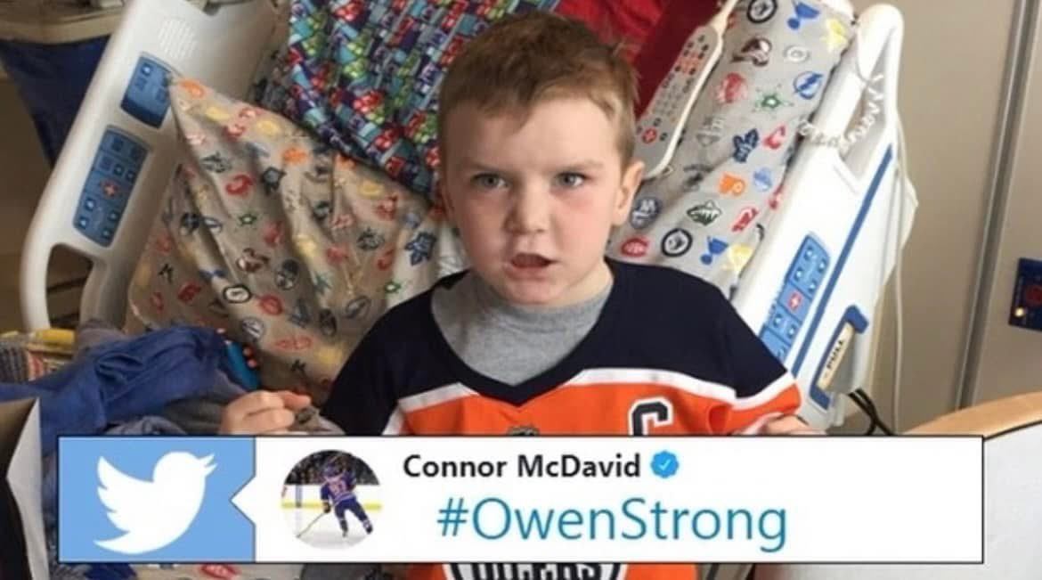Happy 11th birthday to our Warrior. The strongest and toughest person I know, keep being you! #OwenStrong 💙🧡