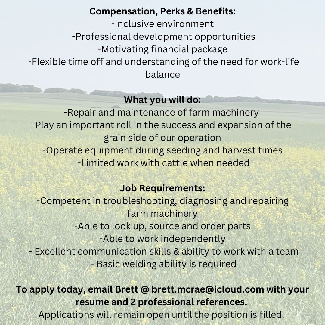 mcrae_brett's tweet photo. We have an exciting season ahead of us, and we are looking for one more person to join our team! https://t.co/24OZXtcIzU