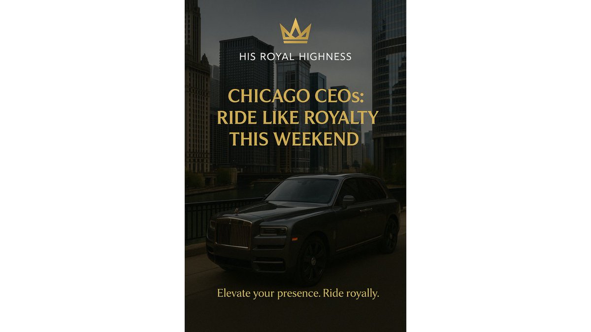 HRHtpt's tweet photo. #HisRoyalHighness
#LuxuryChicago
#ChicagoCEOs
#RideLikeRoyalty
#RollsRoyceVibes
#MaybachMoments
#ExecutiveTransport
#WeekendRoyalty
#BlackExcellence
#PowerMovesOnly
#ChauffeurGoals
#LuxuryBusinessLife
#CEOMindset
#RoyalArrival
#FirstClassGroundTravel https://t.co/b2APyXvJrV
