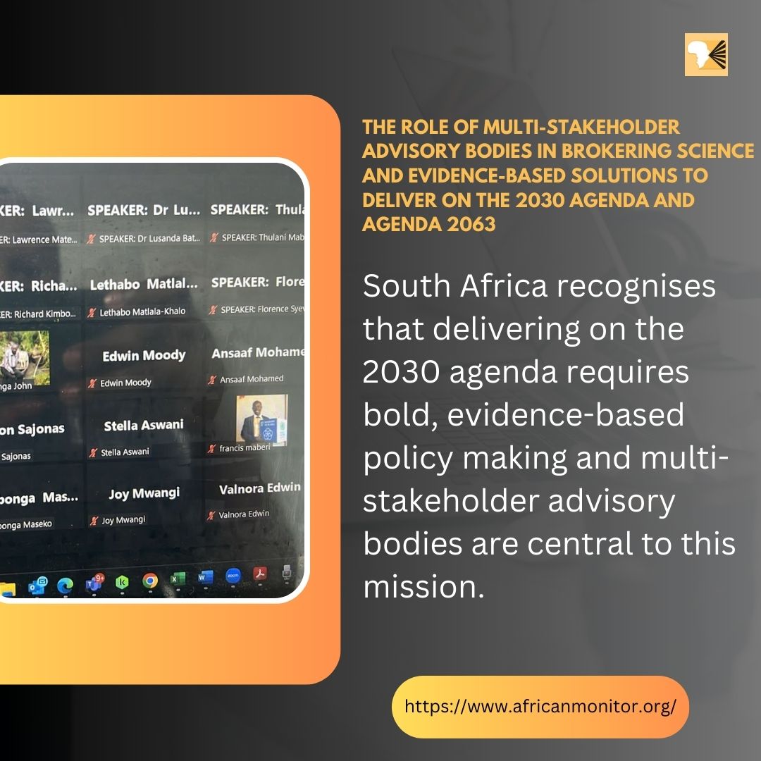 South Africa knows bold evidence-based decisions are key to achieving the 2030 Agenda.  Multi-stakeholder advisory bodies help connect science, policy &amp; society — guiding us through tough challenges with collective brainpower. 🌍#2030Agenda #SustainableDevelopment #PolicyMatters