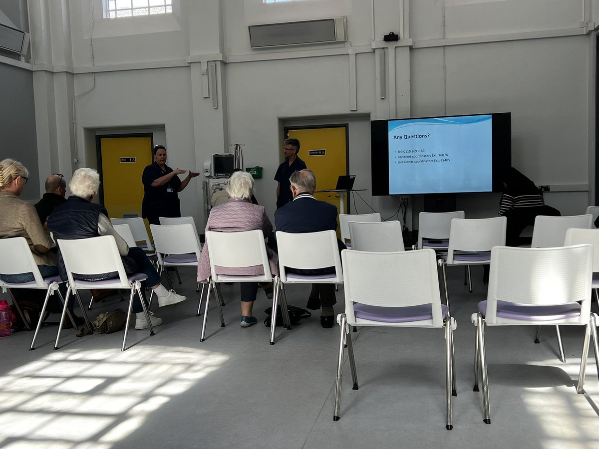 Another successful Patient Information Day. A session for all our patients to attend to learn and see their dialysis/transplant options. All ran by our nurse specialist team <a href="/ThinkKidneys/">Kidney Quality Improvement Partnership</a> <a href="/kidneycareuk/">Kidney Care UK @kidneycareuk.bsky.social</a> <a href="/TeamCAS3/">#TeamCAS</a> <a href="/NHSNotts/">NHS Nottingham and Nottinghamshire</a>