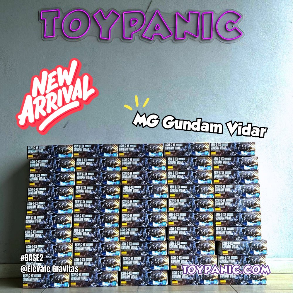 ToypanicMsia's tweet image. The wait is over—MG Gundam Vidar is finally in stock at #BASE2🙌🙌🙌

This sleek, menacing Mobile Suit from Iron-Blooded Orphans is ready to join your Gunpla collection!

#toypanic
#base1midlandspark
#base2elevategravitas