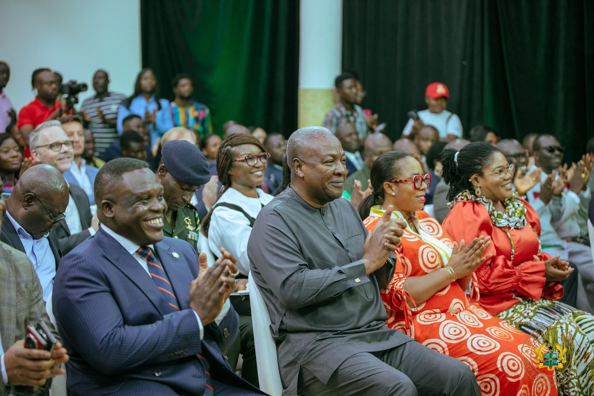 WoezorTV's tweet photo. PHOTOS: President John Mahama and Hon. Sam George launch the #1MillionCoders initiative, a game-changer for #Ghana’s digital transformation.

#WoezorTV https://t.co/Pf0gVapX8R