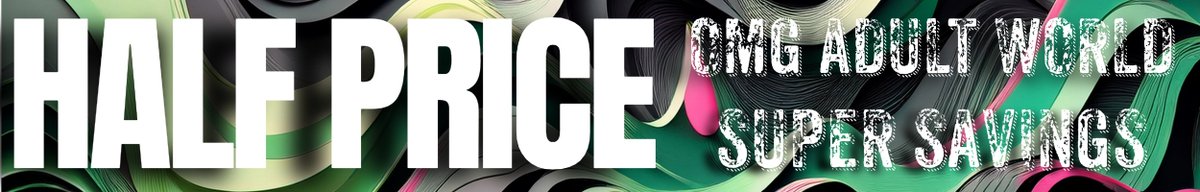 HALF PRICE Goodies... Save with a Massive 50% Off Adult Sex Toys for Him &amp; Her at OMG Adult World Online.  tinyurl.com/v2e7pdfn