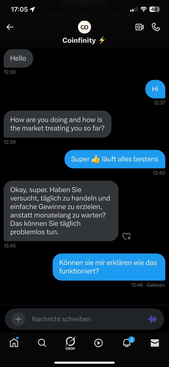 Coinfinity tweet media