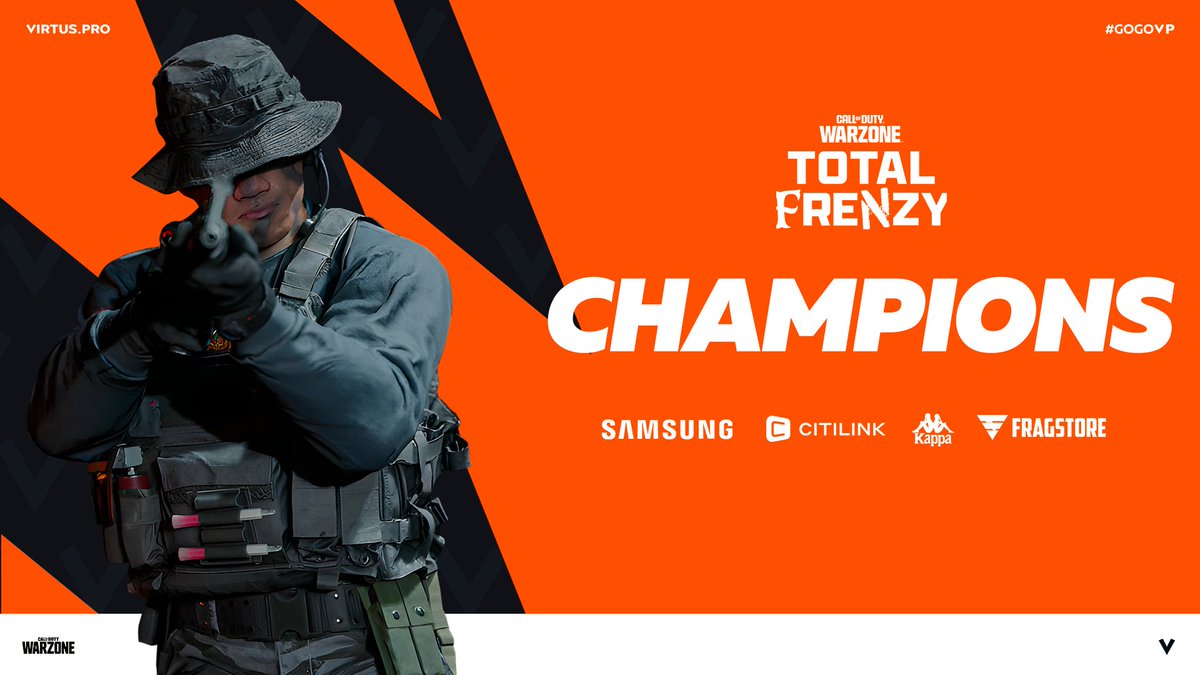 virtuspro_WZ's tweet image. One more EPIC VICTORY 🔥 That was insane, @WzTotalFrenzy! Huge congratulations to @zDongyy @aqSage @TBE_Newbzz 🏆 

#CoDWarzone #GOGOVP
