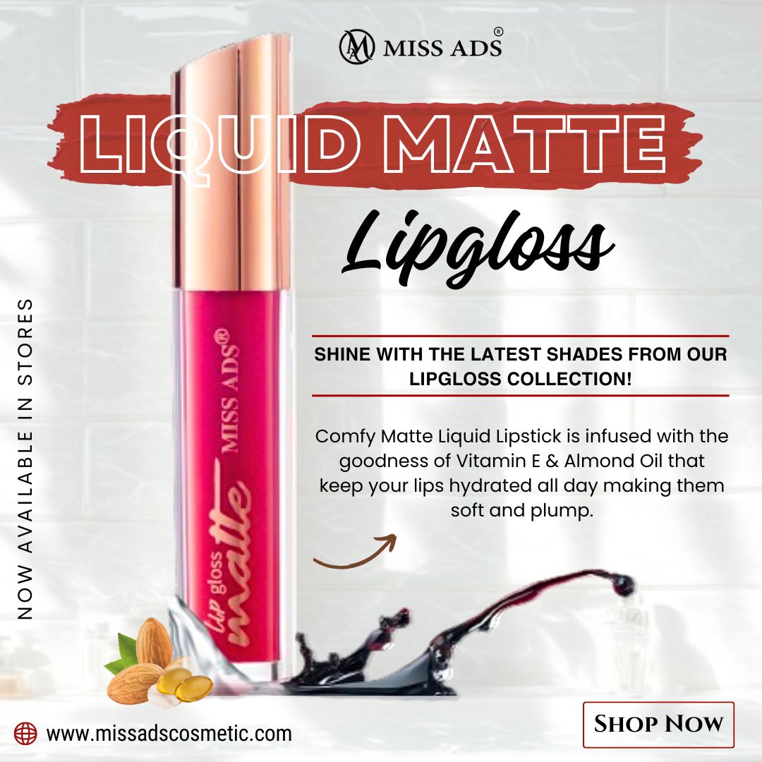 missadscosmetic's tweet image. Discover the allure of Misses Beauty Liquid Matte Lip Gloss, where vibrant color meets a luxurious matte finish. 
 missadscosmetic.com

#beautyinspiration #liquidmattelipstick #lipglosslover #mattelipgloss