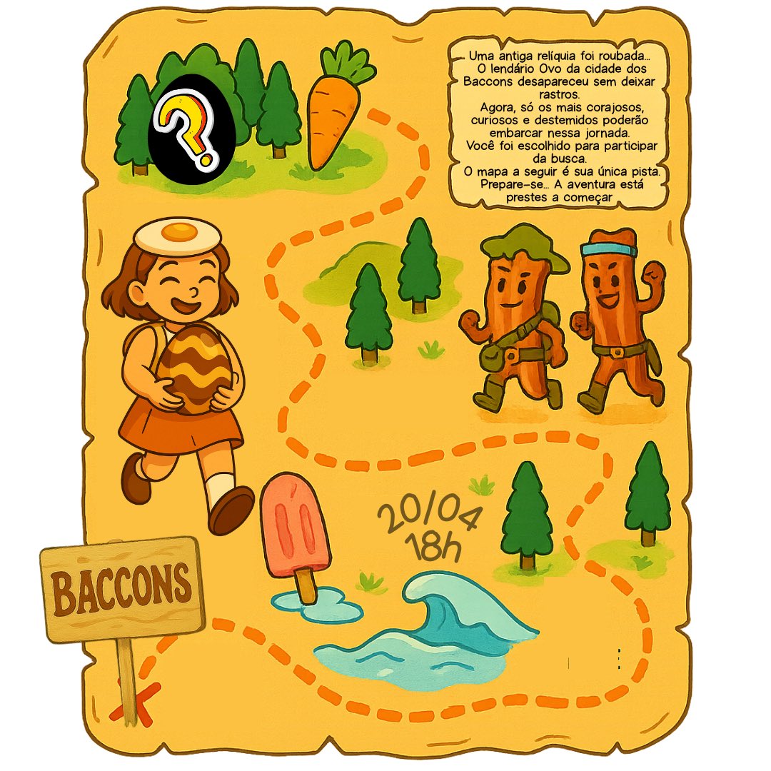Obrigada pelo convite <a href="/bacconsfeed/">Baccons | Marketing 🥓</a> <a href="/BacconsBR/">Baccons</a>! Estarei marcando presença! 
#MissãoPáscoaBaccons ❤️