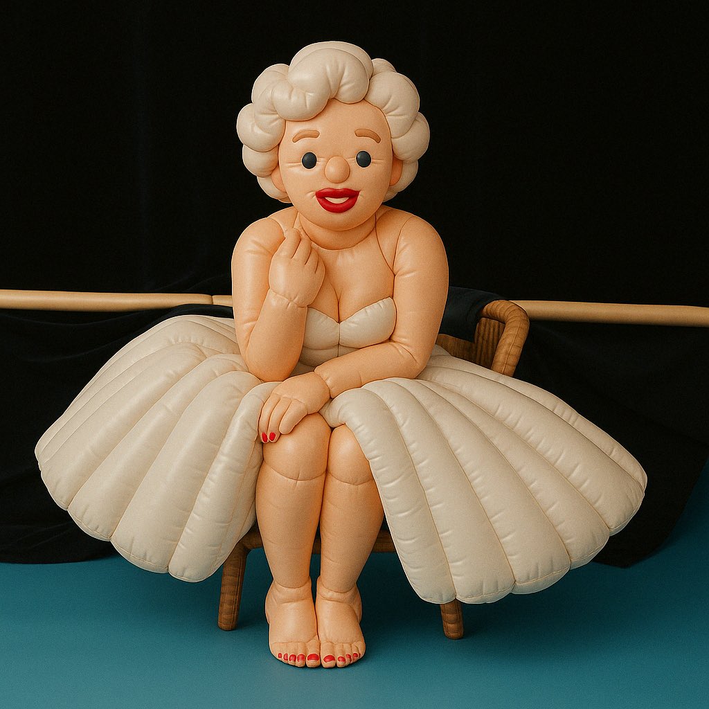 Marilyn, but make it $INFLATED elegance. 

7MGqHLCZ5MHDtCxAi2sQB8UvaZeHb1Wn9p1rxAWbpump