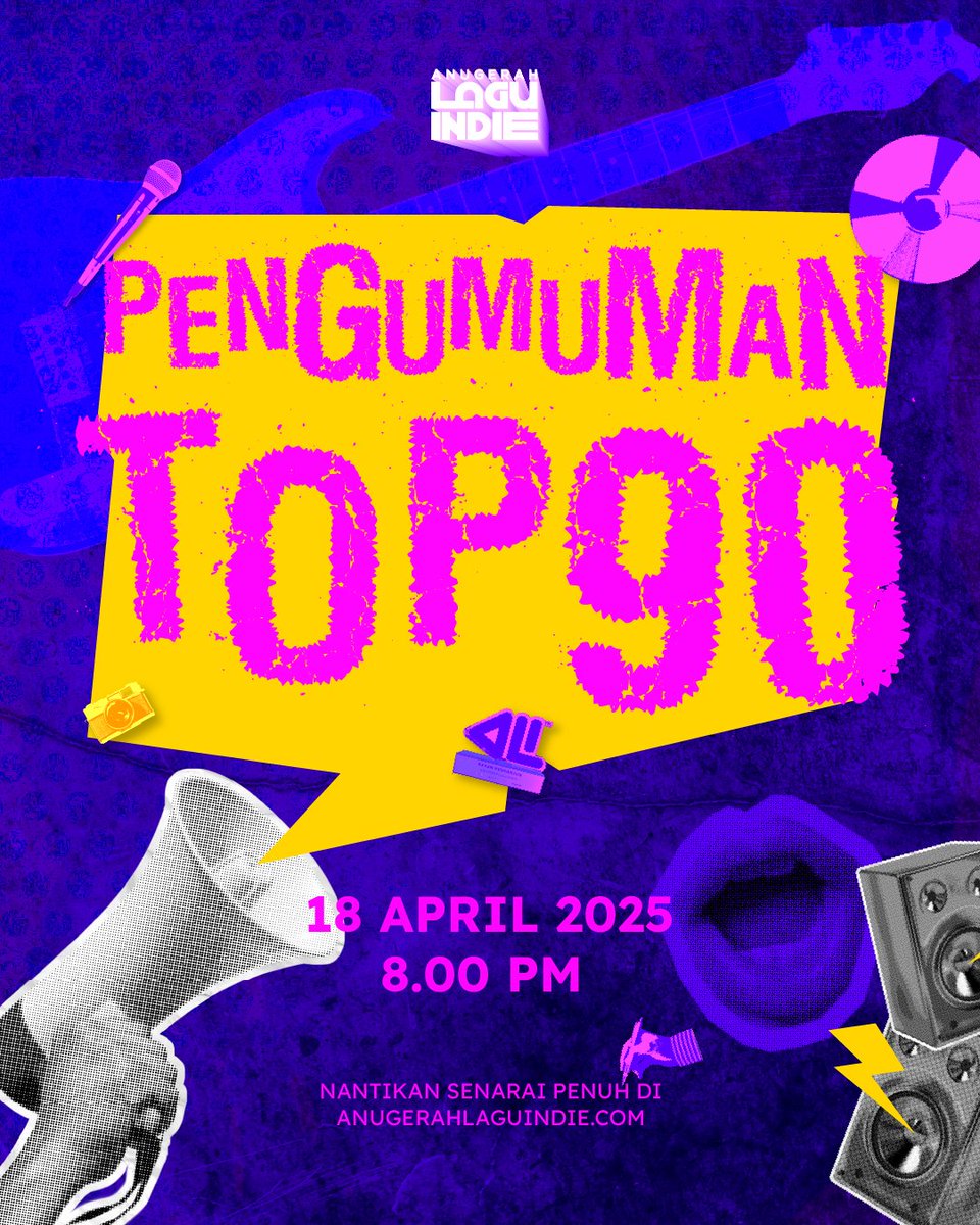 Esok, 8 malam! 👀 

Top 90 #AnugerahLaguIndie24, Nantikan!