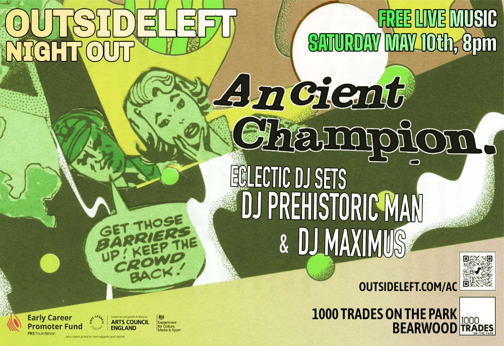 Looking forward to this in Bearwwood with Paul and <a href="/outsideleftcom/">Outsideleft</a>