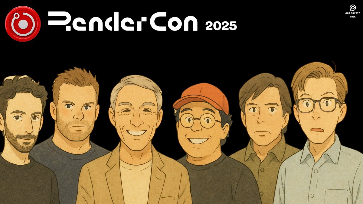 ourcryptotalk's tweet photo. The future of AI will run on decentralized GPUs.

And if you missed #RenderCon 2025, you just missed the signal.

AI, art, DePIN, Solana, NVIDIA, Star Trek, Beeple.

Here’s everything that went down and how it helped $RENDER

🧵👇 https://t.co/3Z7oCrQuq3