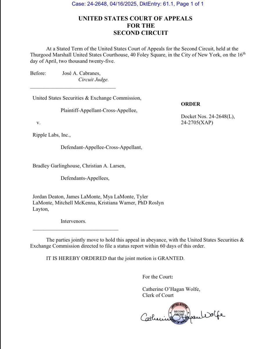 LET'S GOOOOOOO!!🚨🚨🚨

THE #RIPPLE LAWSUIT IS OVER!

BANKS ARE READY!

RIPPLE CAN SELL #XRP TO EVERYONE!

TURN THE SWITCH ON!