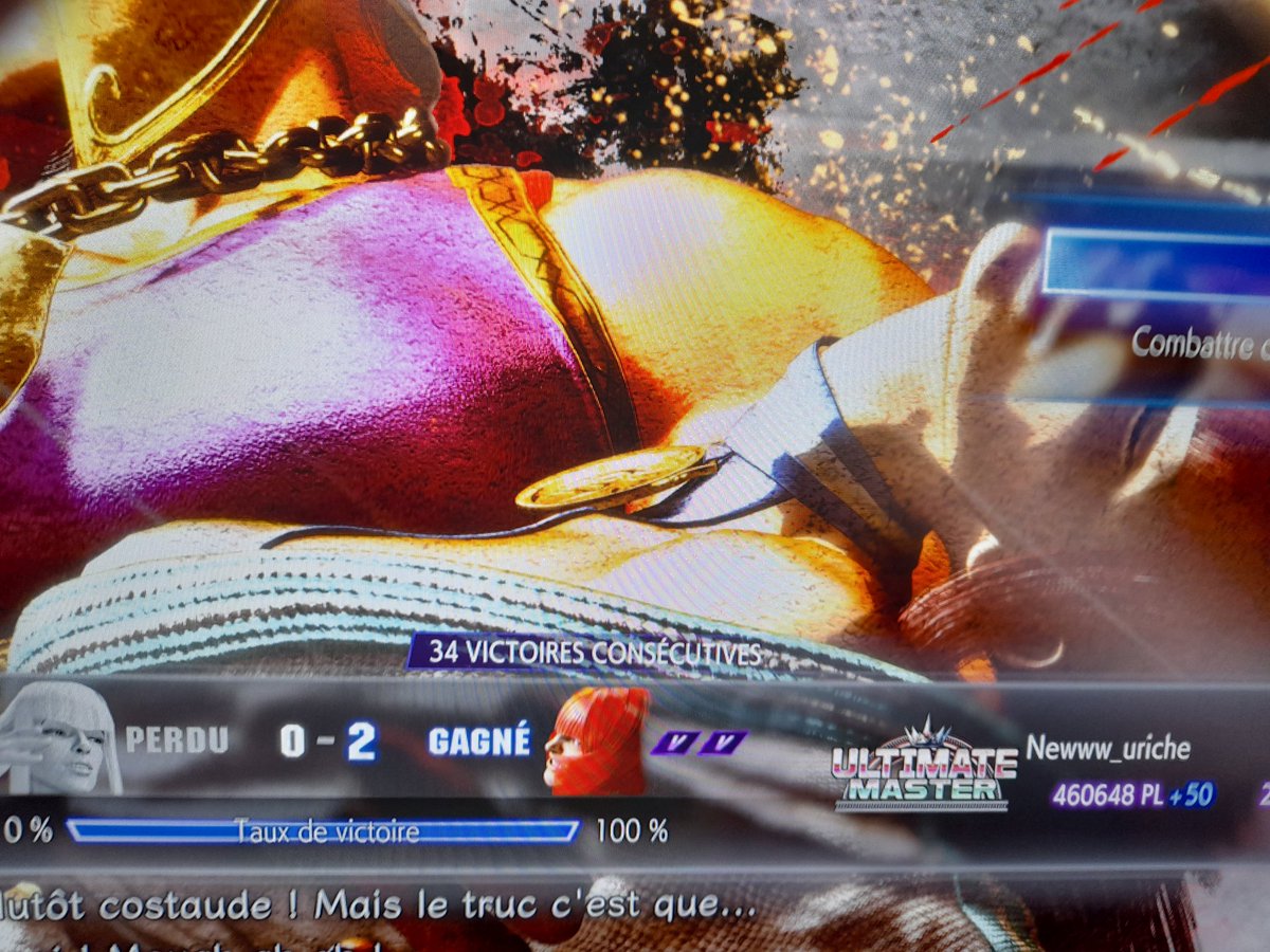 Je veux partager sa 34 victoire d'affilée cest pas tout les jours que sa arrive
