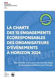 la Fédération Nationale des Offices du Sport signataire de la charte des 15 engagements écoresponsables dans le sport , en  lien avec le Projet  Fédéral 2025/2025 et son engagement pour le développement durable dans le Sport pour Tous