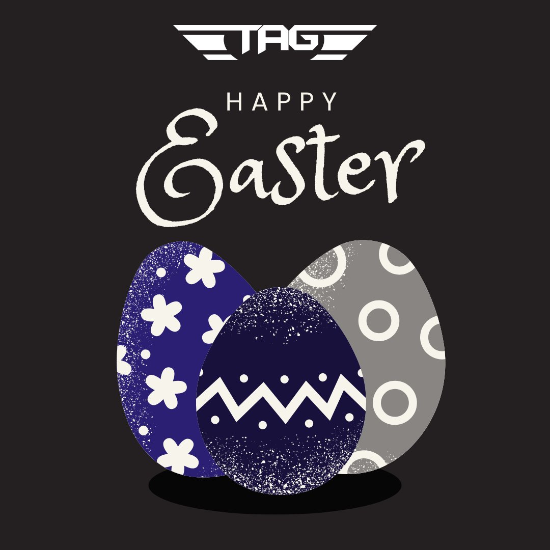 Happy Easter from all of us at TAG Sportswear!

We're wishing you a fun, relaxing, and well-deserved Easter weekend.

We’ll be closed from 5:30pm on Thursday 17th April and will reopen at 8:30am on Tuesday 22nd April.

Thank you for your continued support – enjoy the break!