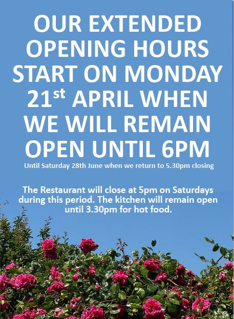 This is a quick reminder that the Garden Centre's extended opening hours commence from the Easter Bank Holiday on Monday, 21st April until 6pm. Happy Easter  #easter #easter2025 #longeropeninghours #buckingham