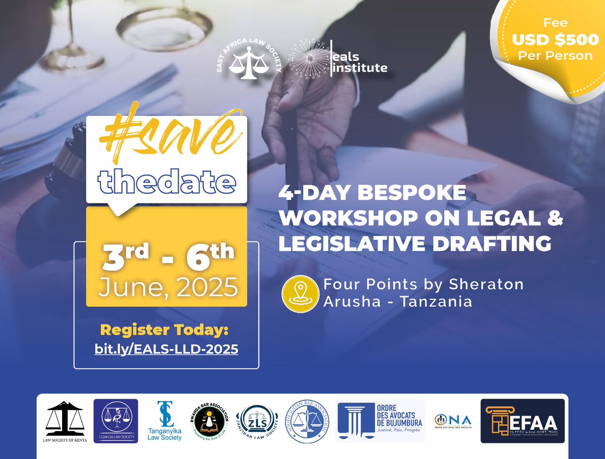 What can $500 get you?
A new device? A weekend trip?
How about a lifetime of legal drafting and leadership skills?

Join our upcoming Legal &amp; Legislative Drafting Workshop and gain hands-on expertise in:

📜 Legal and legislative drafting fundamentals
🏛 Parliamentary procedures