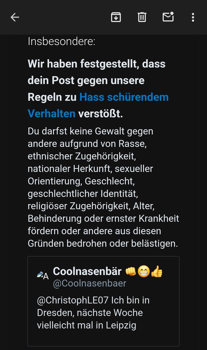 Bin hier, solange X alle Posts auf meinem Hauptaccount blockiert. ✌️