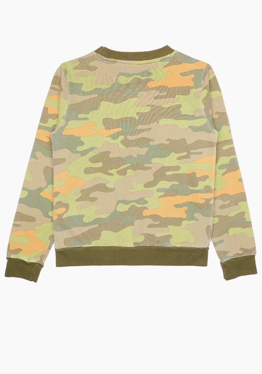 The GUESS Multi Camo Long Sleeve Top is a stylish and comfortable choice for kids aged 7 to 14.

#GUESS #MultiCamo #KidsFashion #LongSleeveTop #CasualStyle #ActiveKids #Streetwear #ComfortWear #TrendyKids