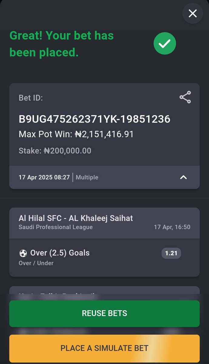 easytipster1's tweet photo. FREE BET9JA CODE 

Code : VWZN3B

10+ Odd 💜💜
#Bet9jaCode https://t.co/4PLs6XODDQ