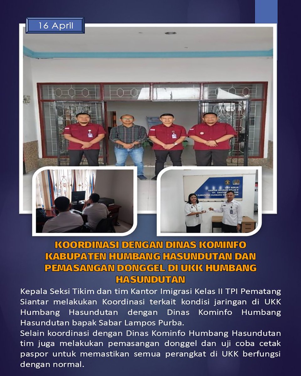 KANTOR IMIGRASI PEMATANGSIANTAR tweet media