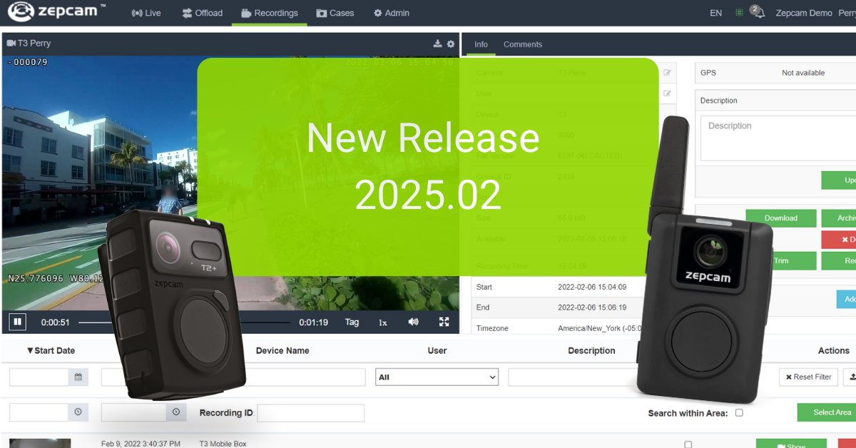 ZEPCAM - Bodycam Solutions tweet media